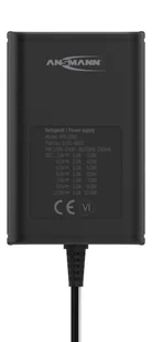 Ansmann 1201-0023 adapter zasilający/ inwentor Wewnętrzna 12 W Czarny 1201-0023 - Adaptery i przejściówki - miniaturka - grafika 1