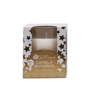 Świeca zapachowa w szkle LCA X-MAS 120 g cynamon / pomarańcza - Świece - miniaturka - grafika 1