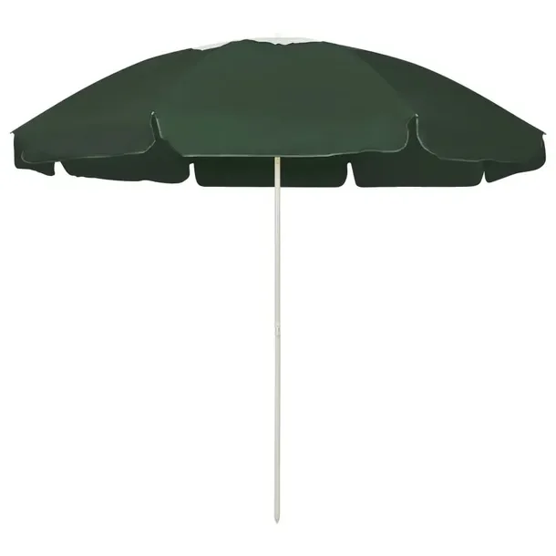 Parasol plażowy, zielony, 240 cm