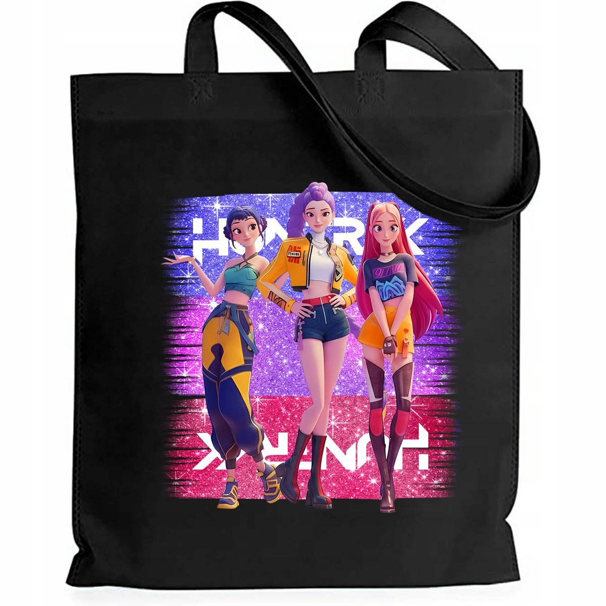 Torba Czarna EKO HUNTIRX Prezent Na Mikołajki Pod Choinkę Święta