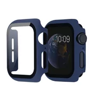Etui i futerały do telefonów - Hi5 Defender Navy Blue - Etui ochronne ze szkłem dla Apple Watch 44mm - miniaturka - grafika 1