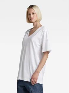 G-Star Raw T-Shirt D22746-C539-110 Biały Relaxed Fit - Koszulki i topy damskie - miniaturka - grafika 1