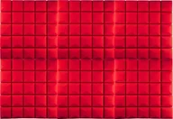 Inne akcesoria studyjne - DNA AM5 RD panel akustyczny zestaw 6 szt. czerwony samoprzylepna pianka mata wygłuszająca - miniaturka - grafika 1