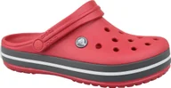 Klapki i japonki damskie - Crocs Crocs Crockband Clog 11016-6EN czerwone 36/37 - miniaturka - grafika 1