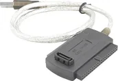 Adaptery i przejściówki - Adapter USB PRZEJŚCIE KONWERTER Z SATA IDE NA USB + ZASILACZ - miniaturka - grafika 1