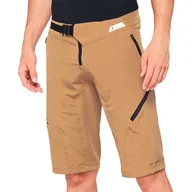 Spodenki rowerowe - Męskie spodenki rowerowe 100% Airmatic Shorts Caramel 36 - miniaturka - grafika 1