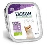 Mokra karma dla kotów - Yarrah Korzystny zestaw Yarrah Bio kawałeczki w sosie, 12 x 100 g - Kurczak z indykiem - miniaturka - grafika 1