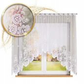 Firany - FIRANKA GOTOWA ŻAKARDOWA 44330 160X300 ODPASOWANA SARA ŁUK - miniaturka - grafika 1