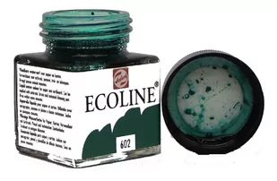 Talens Talens Koncentrat farby akwarelowej Ecoline nr 602 Ciemny Zielony 30 ml TAL11256021 - Przybory szkolne - miniaturka - grafika 1