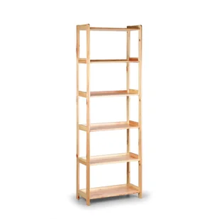 B2B Partner Drewniany regał, 6 półek, 2040x680x435 mm 11037 - Szafy i regały magazynowe - miniaturka - grafika 1