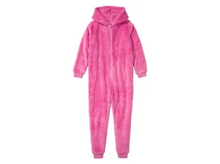pepperts!® Pluszowy kombinezon dziecięcy z kapturem (Różowy, 158/164) - Kombinezony dla dzieci - miniaturka - grafika 1