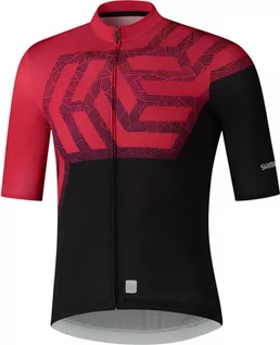 Koszulki rowerowe - Shimano Breakaway SS Jersey Men, czerwony/czarny XXL 2022 Koszulki kolarskie - grafika 1