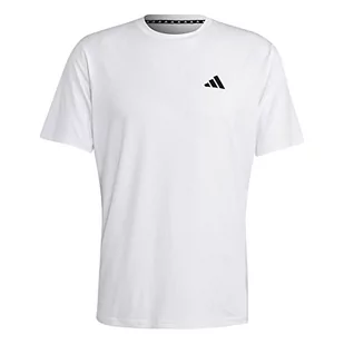 adidas Męski T-shirt (Short Sleeve) Tr-Es Stretch T, White/Black, IJ7020, XL - Koszulki męskie - miniaturka - grafika 1