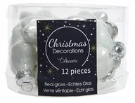 Bombki - Bombki Choinkowe Gwiazdki Białe Zestaw 12 Szt. - miniaturka - grafika 1