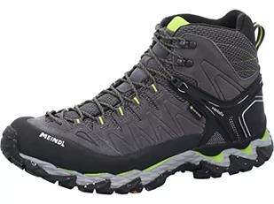 Meindl Męskie buty trekkingowe Lite Hike GTX, Antracyt limonkowy, 42.5 EU - Buty trekkingowe męskie - miniaturka - grafika 1