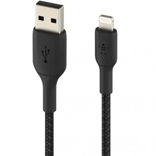 Belkin Kabel Boost Charge Braided USB-A do Lightning 2m, czarny 745883788743 - Kable USB - miniaturka - grafika 4