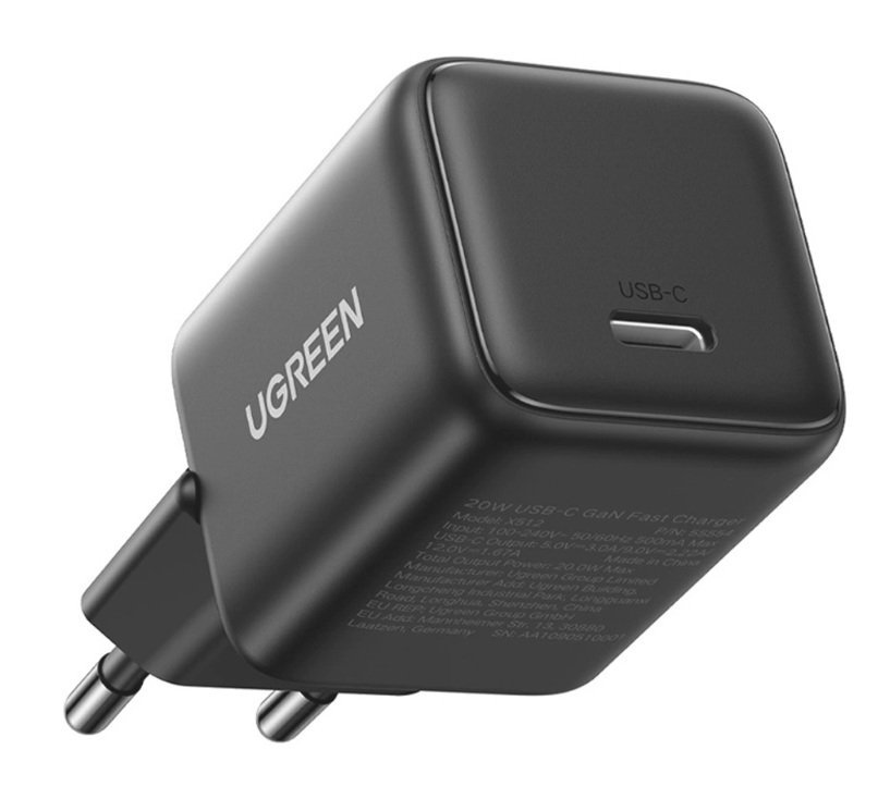 Ładowarka sieciowa Ugreen X513 30W GaN 1x USB-C - szara