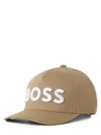 Czapki męskie - BOSS Czapka męska - Sevile-Boss Mężczyźni Bawełna brązowy jednolity, ONE SIZE - miniaturka - grafika 1