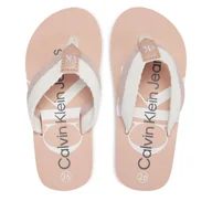 Buty dla dziewczynek - Japonki Calvin Klein Jeans V3A8-80843-0058 M Różowy - miniaturka - grafika 1