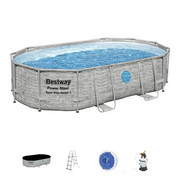 Baseny ogrodowe - Bestway - 56946 - Basen Power Steel Swim Vista Series 488 x 305 x 107 cm - miniaturka - grafika 1