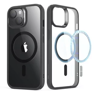 Etui APPLE IPHONE 15 ESR CH Halolock MagSafe transparentne czarne - Etui i futerały do telefonów - miniaturka - grafika 1