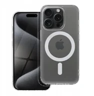 Etui i futerały do telefonów - Futerał FROST MAG COVER kompatybilny z MagSafe do IPHONE 11 transparentny zmrożony - miniaturka - grafika 1