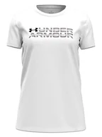 Koszulki i topy damskie - Under Armour Koszulka w kolorze białym - miniaturka - grafika 1