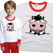 Piżamy dla dziewczynek - Piżama dziecięca Wesoła Krowa Krówka 86/92 - VoloDonum - miniaturka - grafika 1