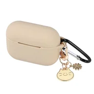 Akcesoria do słuchawek - Etui do Airpods 3 karmelowe z zawieszką - miniaturka - grafika 1