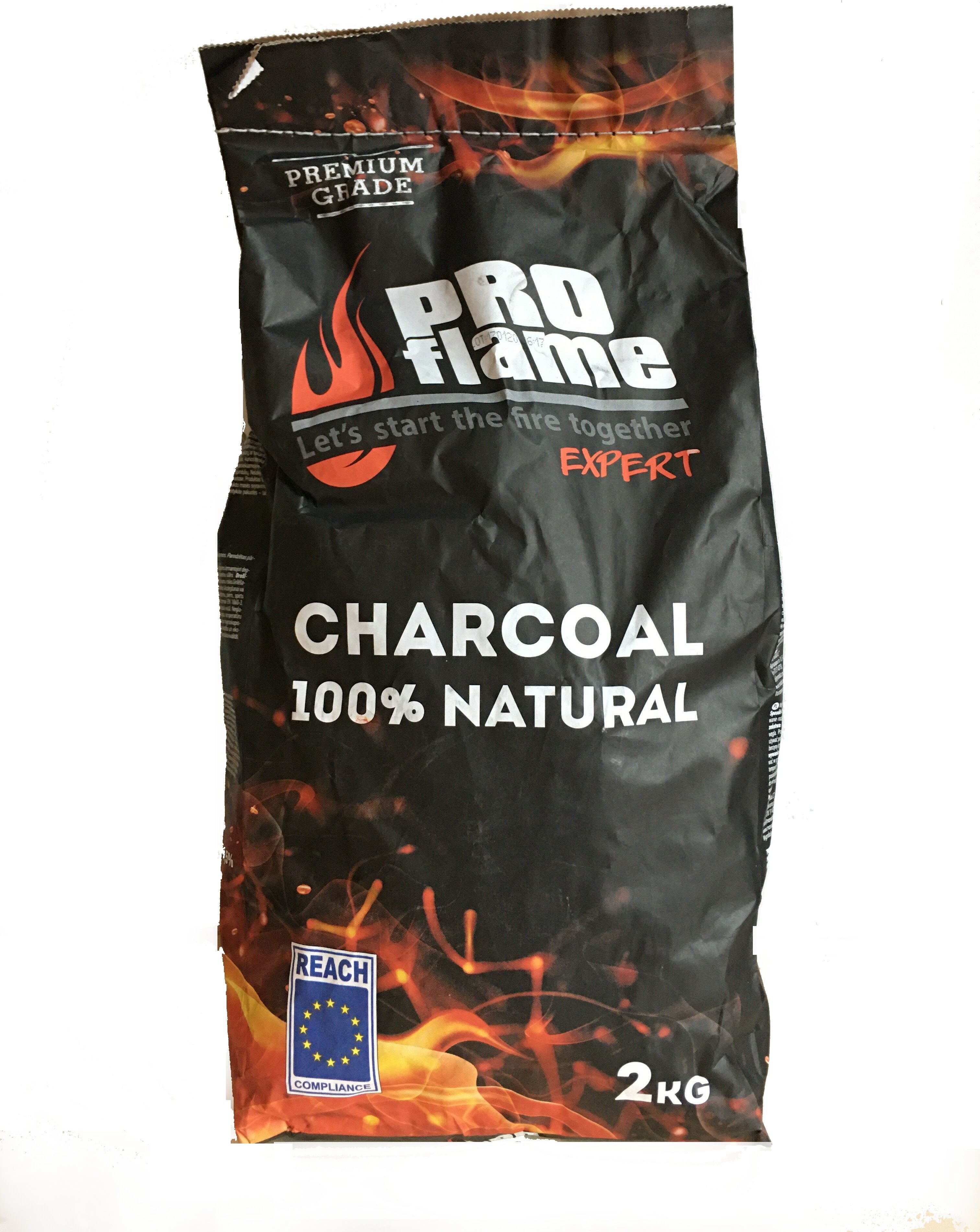 PROflame Medžio anglis PROflame, 2 kg