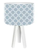 Lampy stojące - Macodesign Lampa biurkowa Srebrzysty poranek mini-foto-242w, 60 W - miniaturka - grafika 1