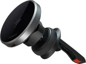 Uchwyty samochodowe do telefonów - Aukey Uchwyt samochodowy na telefon Aukey , HD-MC13 z ładowarką 15W Qi2 czarny - miniaturka - grafika 1