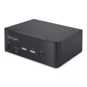 Przełączniki KVM - StarTech 2-Port Dual-Monitor DP 1.4 KVM Switch przełącznik KVM P2CDD143-KVM-SWITCH - miniaturka - grafika 1