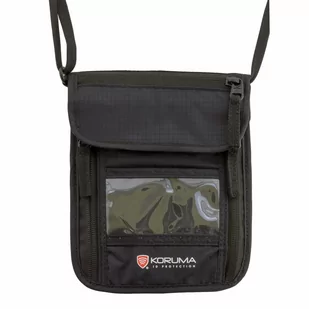 Koruma, Paszportówka na szyję RFID, szara, 15,5x20 cm - Etui na dokumenty i karty - miniaturka - grafika 1
