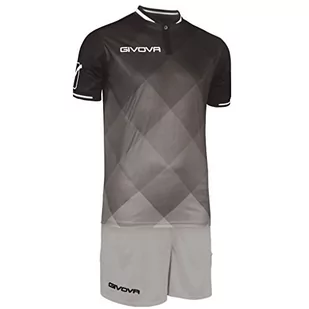 Givova, kit Shade, czarny/szary, XS - Zestawy męskiej odzieży sportowej - miniaturka - grafika 1