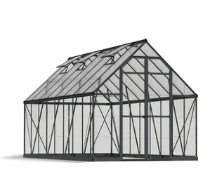 Palram - szklarnia aluminiowa Canopia Balance 816 antracyt 487x244x229 cm - Szklarnie ogrodowe - miniaturka - grafika 1