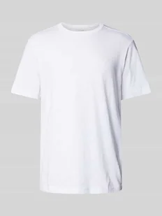 T-shirt o kroju regular fit z czystej bawełny z gumowanym nadrukiem z logo - Koszulki męskie - miniaturka - grafika 1