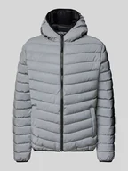 Kurtki męskie - Kurtka pikowana z kapturem i wpuszczanymi kieszeniami - miniaturka - grafika 1