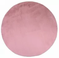 Dywany - Dywan pluszowy Bellarossa Rabbit pudrowy róż koło - miniaturka - grafika 1