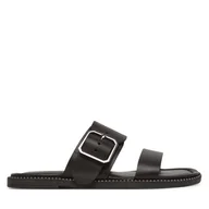 Klapki i japonki damskie - Klapki Tamaris 1-27128-44 Czarny - miniaturka - grafika 1