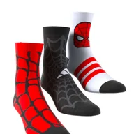 Skarpetki dla dzieci - Skarpetki dziecięce adidas Marvel Kids Spiderman Socks 3 Pack KXL - miniaturka - grafika 1