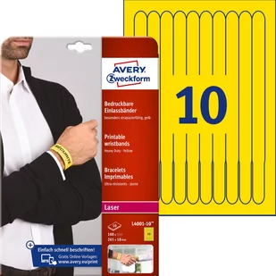 Avery Zweckform identyfikator avery 265x18 mm L4001-10 - Artykuły biurowe - miniaturka - grafika 1