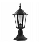 Lampy ogrodowe - Masterled Victoria H40 lampa stojąca ogrodowa 1-punktowa czarna - miniaturka - grafika 1
