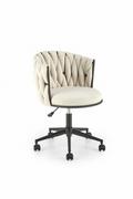 Fotele i krzesła biurowe - TALON fotel gabinetowy Halmar jasny beżowy - miniaturka - grafika 1