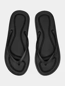 Klapki i japonki damskie - Japonki plażowe na lato damskie 4F 4FMM00FFLIF020A-20S Czarny - miniaturka - grafika 1