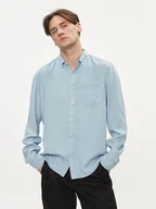 Koszule męskie - Pepe Jeans Koszula Petri PM308513 Błękitny Regular Fit - miniaturka - grafika 1