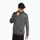 Sport OUTLET - Bluza męska Under Armour Armour Fleece Hoodie castlerock/black WYSYŁKA W 24H 30 DNI NA ZWROT - miniaturka - grafika 1