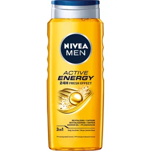 NIVEA - Men Żel pod prysznic Active Energy - Żele pod prysznic dla mężczyzn - miniaturka - grafika 1
