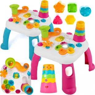 MalPlay, Stolik Interaktywny Panel Edukacyjny Sorter Wieża Piłeczki - Zabawki interaktywne dla dzieci - miniaturka - grafika 1