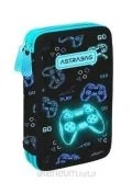 Piórniki - Piórnik podwójny bez wyposażenia Astrabag Go Playing - miniaturka - grafika 1